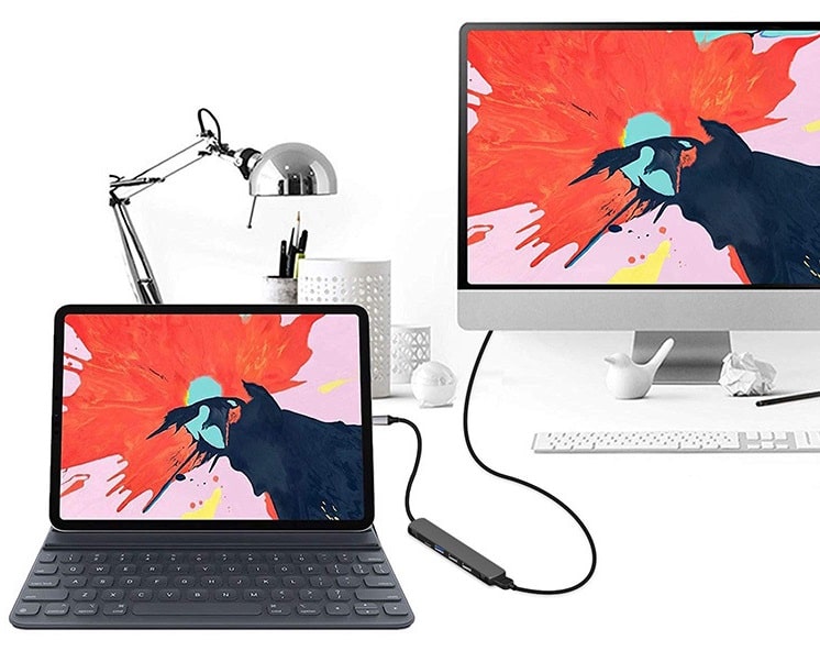 Переходник Type-C - 3 х USB 3.0, HDMI 4K, PD Переходник Type-C - 3 х USB 3.0, HDMI 4K, PD
