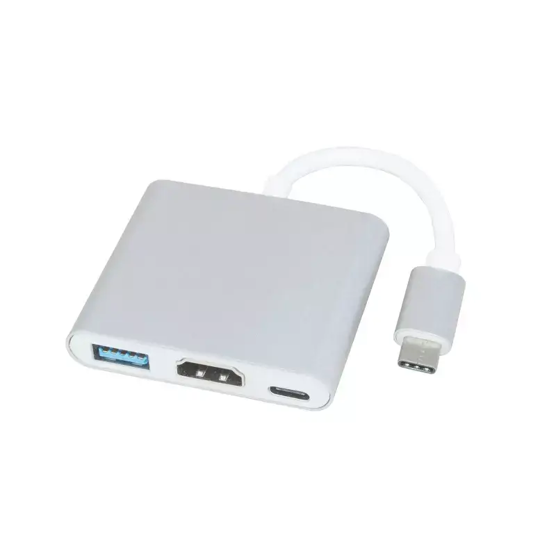Переходник USB Type-C на HDMI 4K / USB 3.0 PD - фото