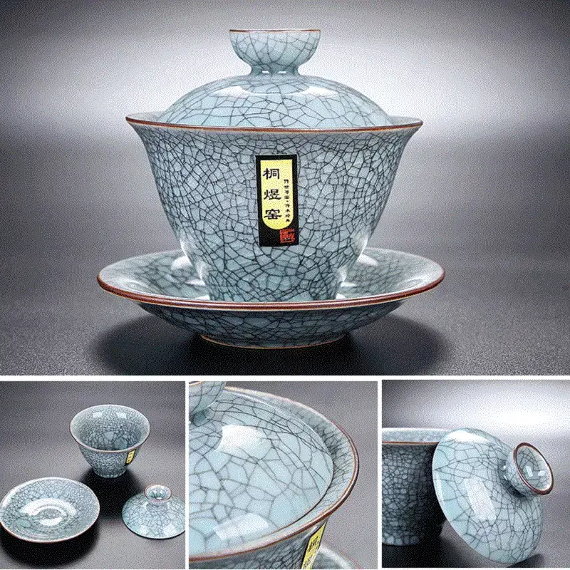 Подарочный набор посуды для чайной церемонии в чемодане Amiro Tea Gift Set ATG-102 - фото