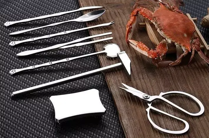 Подарочный набор приборов для разделки краба Amiro Seafood Set S-002 - фото