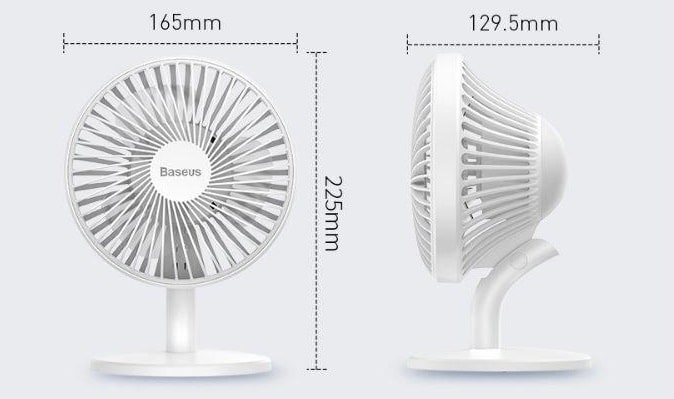 Портативный настольный вентилятор Baseus Ocean Fan CXSEA-02 Портативный настольный вентилятор Baseus Ocean Fan CXSEA-02