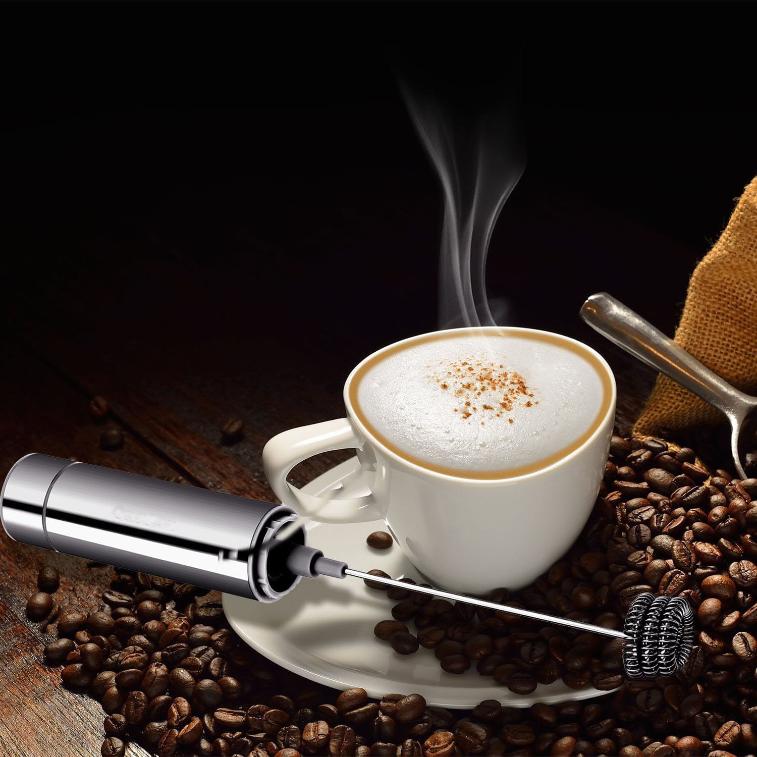 Портативный вспениватель молока (капучинатор) Milk Frother MFB1504C Портативный вспениватель молока (капучинатор) Milk Frother MFB1504C