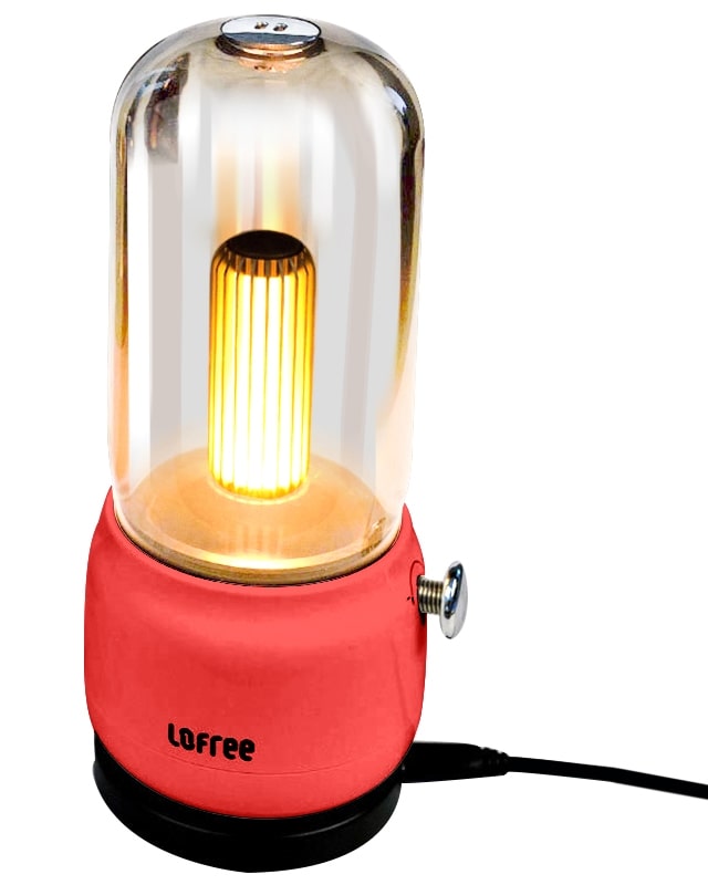 Прикроватная лампа Xiaomi Lofree Candly Lights красного цвета Прикроватная лампа Xiaomi Lofree Candly Lights красного цвета
