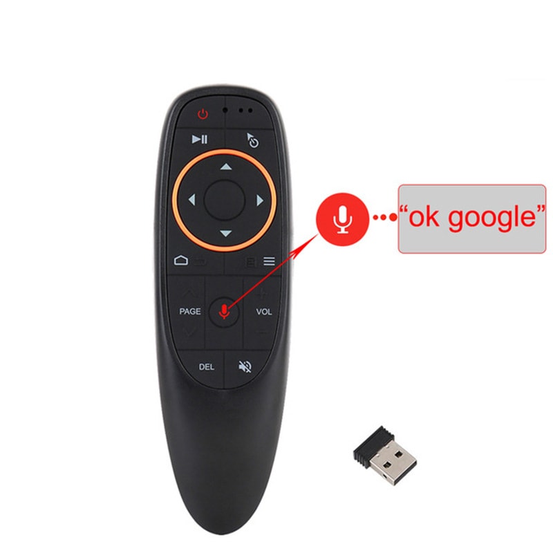 Пульт управления (гироскоп + голосовое управление) Air mouse G10 для Smart приставок