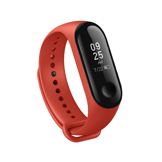 Ремешок силиконовый для Mi Band 3 оригинальный оранжевый Ремешок силиконовый для Mi Band 3 оригинальный оранжевый