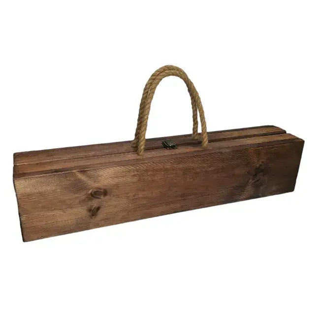 Деревянный кейс для переноски (из сосны): надежное хранение и удобная транспортировка набора - фото