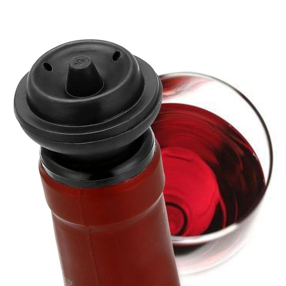 Набор для вина (Вакуумный насос для закупоривания бутылки и 2 пробки) KS-23
