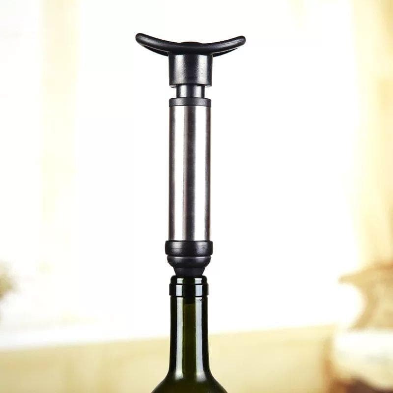 Набор для вина (Вакуумный насос для закупоривания бутылки и 2 пробки) KS-23