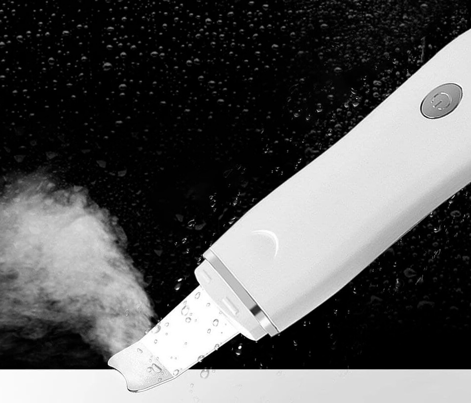 Скрабер ультразвуковой для чистки, лифтинга и тонизации кожи лица Ultrasonic Shovel M01 - фото
