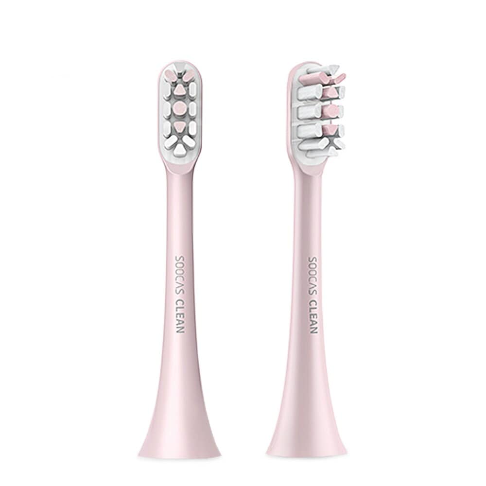 Сменные насадки для зубной щетки Xiaomi Soocare X3 розовые (2шт)