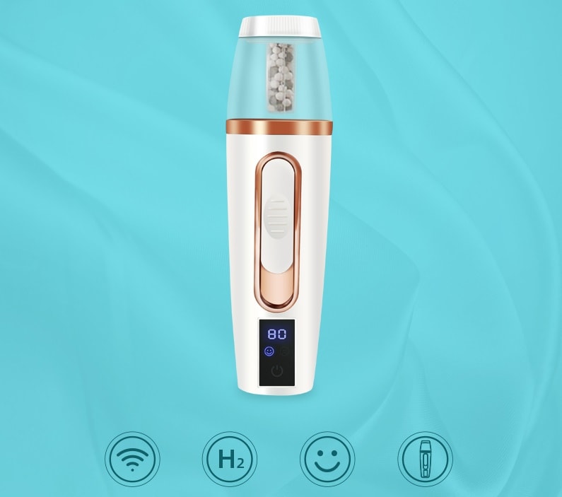 Ультразвуковой портативный увлажнитель для кожи лица с измерителем влажности кожи SteamAir S02