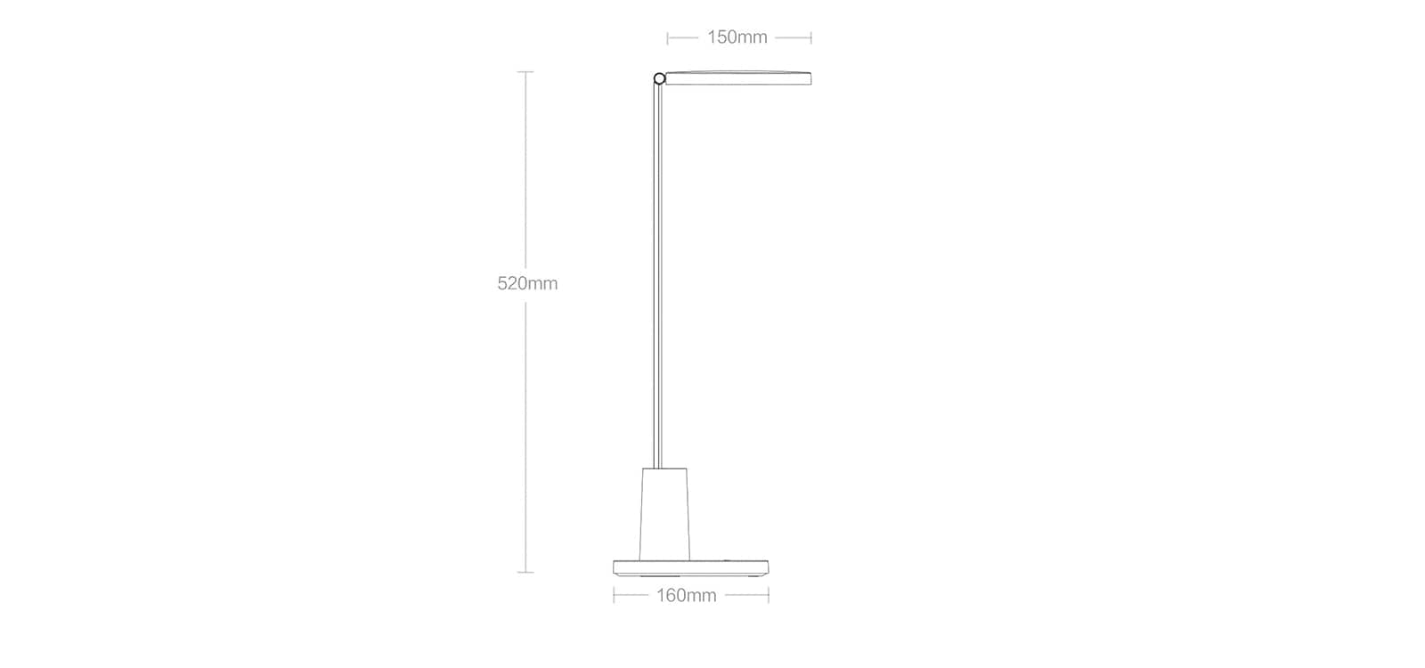 Умная настольная лампа Xiaomi Yeelight LED Desk Lamp Prime YLTD05YL