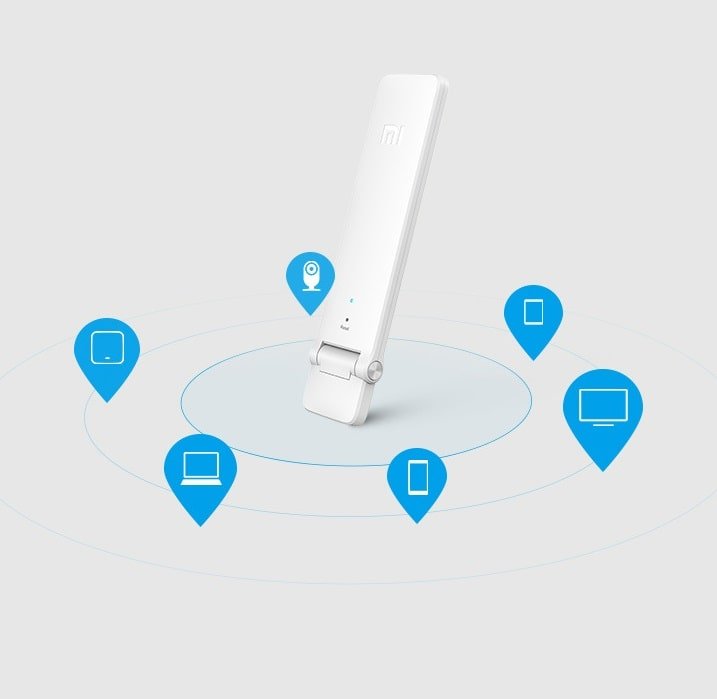 Усилитель Wi-Fi Xiaomi Mi WiFi Amplifier 2 белый Усилитель Wi-Fi Xiaomi Mi WiFi Amplifier 2 белый