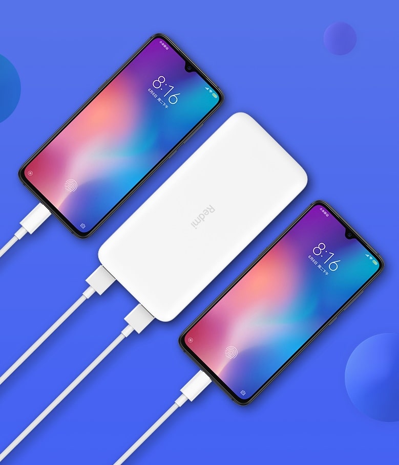 Внешний аккумулятор Redmi Power Bank 10000mAh белый Внешний аккумулятор Redmi Power Bank 10000mAh белый