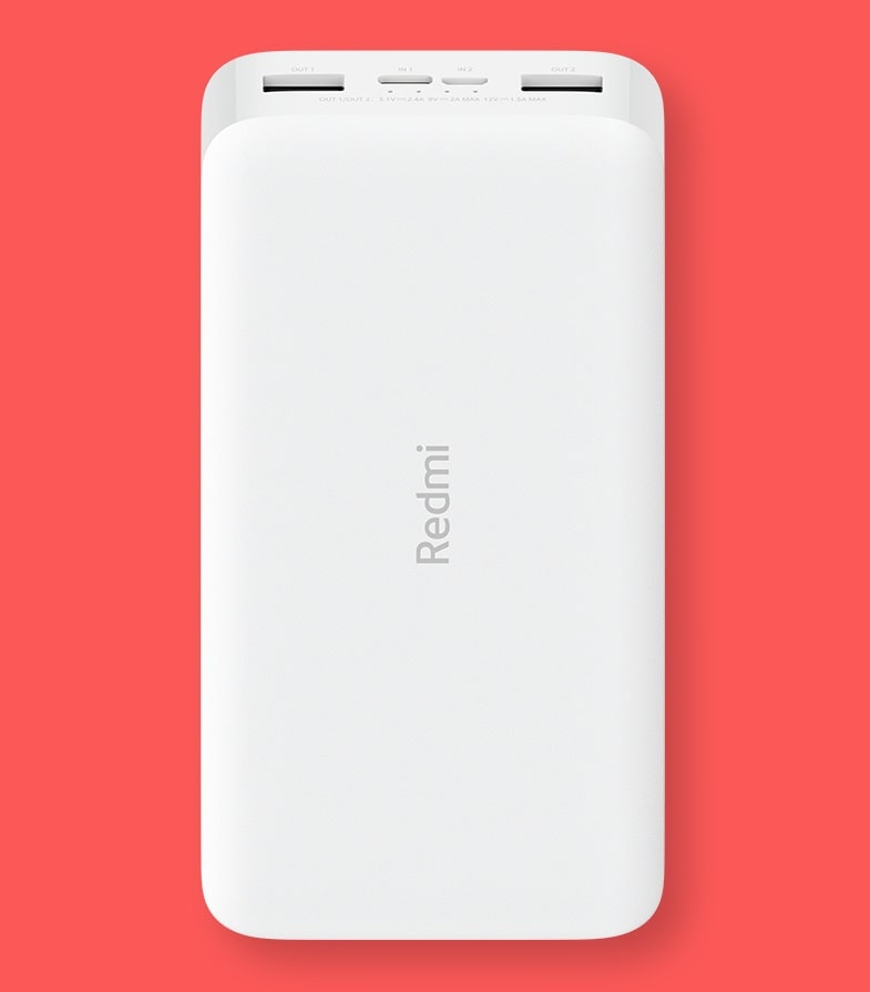 Внешний аккумулятор Redmi Power Bank Fast Charge 20000mAh белый Внешний аккумулятор Redmi Power Bank Fast Charge 20000mAh белый