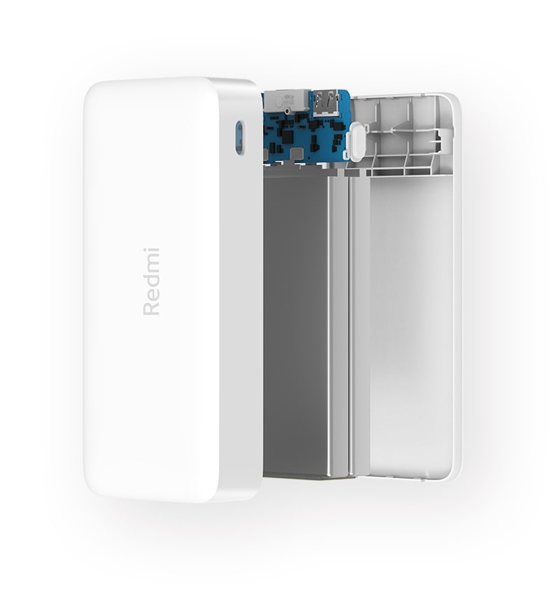 Внешний аккумулятор Redmi Power Bank Fast Charge 20000mAh белый Внешний аккумулятор Redmi Power Bank Fast Charge 20000mAh белый
