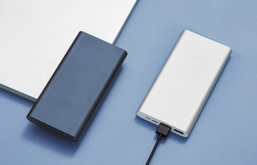 Внешний аккумулятор Xiaomi Mi Power Bank 3 (PLM13ZM) 10000 mAh темно-синий Внешний аккумулятор Xiaomi Mi Power Bank 3 (PLM13ZM) 10000 mAh темно-синий