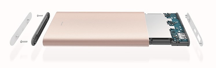 Внешний аккумулятор Xiaomi Power Bank Pro 10000 mAh Type-C PLM03ZM розовое золото Внешний аккумулятор Xiaomi Power Bank Pro 10000 mAh Type-C PLM03ZM розовое золото