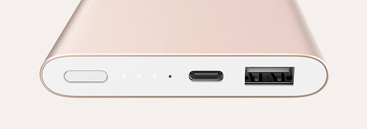 Внешний аккумулятор Xiaomi Power Bank Pro 10000 mAh Type-C PLM03ZM розовое золото Внешний аккумулятор Xiaomi Power Bank Pro 10000 mAh Type-C PLM03ZM розовое золото