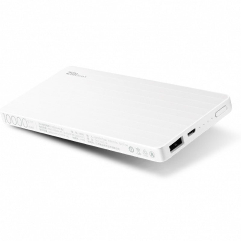 Внешний аккумулятор Xiaomi ZMI Power Bank 10000 mAh ZMI PB810 белый Внешний аккумулятор Xiaomi ZMI Power Bank 10000 mAh ZMI PB810 белый