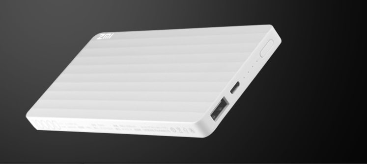 Внешний аккумулятор Xiaomi ZMI Power Bank 10000 mAh ZMI PB810 белый