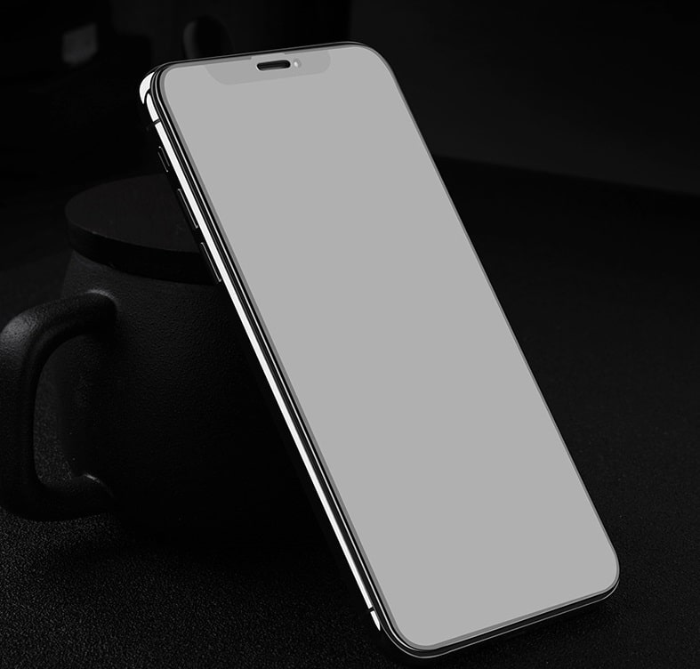 Защитное стекло для Iphone XS Max с полной проклейкой 10D черного цвета