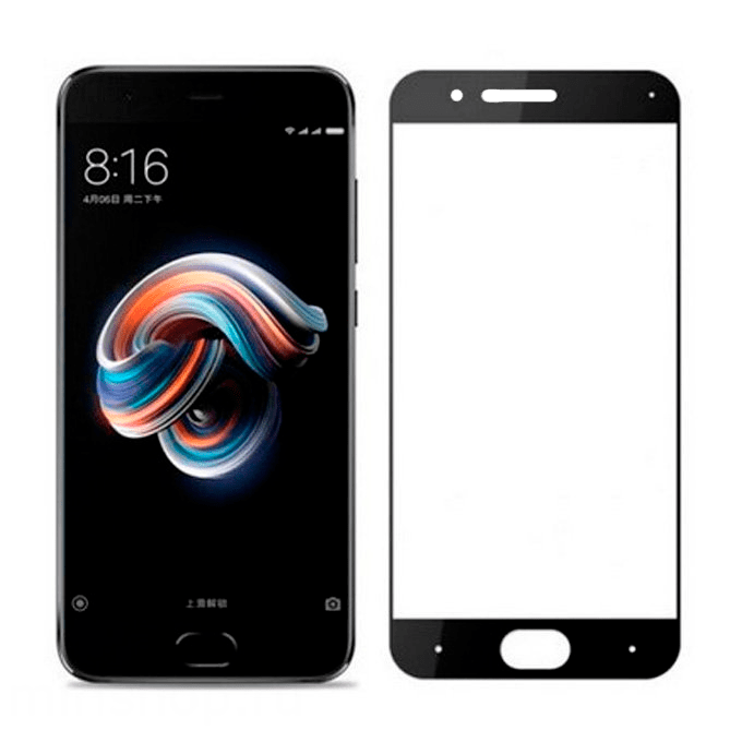 Защитное стекло на весь экран 2D для Xiaomi Mi Note 3 черное Защитное стекло на весь экран 2D для Xiaomi Mi Note 3 черное