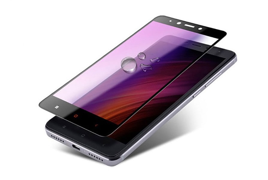 Защитное стекло на весь экран 2D для Xiaomi Redmi Note 4X черное Защитное стекло на весь экран 2D для Xiaomi Redmi Note 4X черное