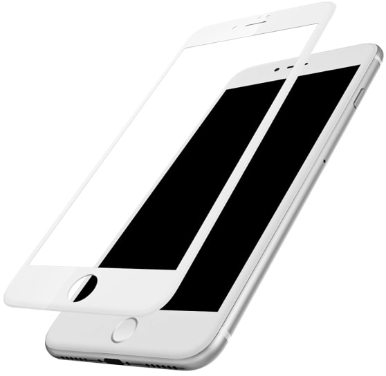Защитное стекло на весь экран для Apple iPhone 7/8 Full Glue белый