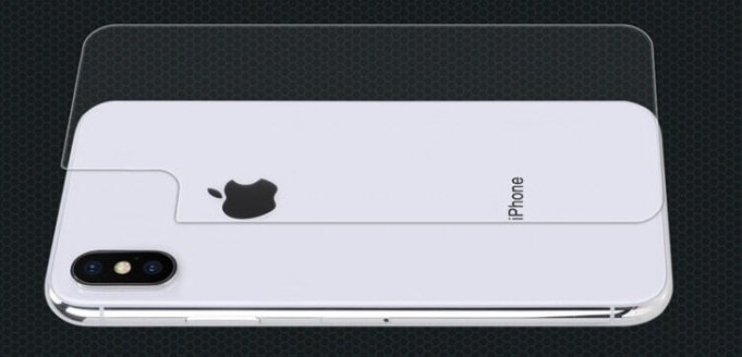 Защитное стекло на заднюю часть для Apple iPhone X / Xs прозрачное