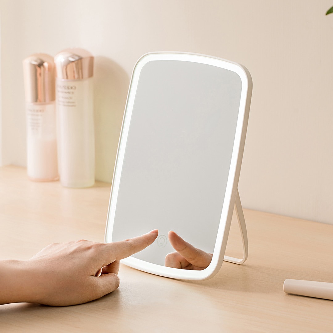 Зеркало косметическое для макияжа с подсветкой Xiaomi Jordan Judy 3-colors LED Makeup Mirror (NV505)