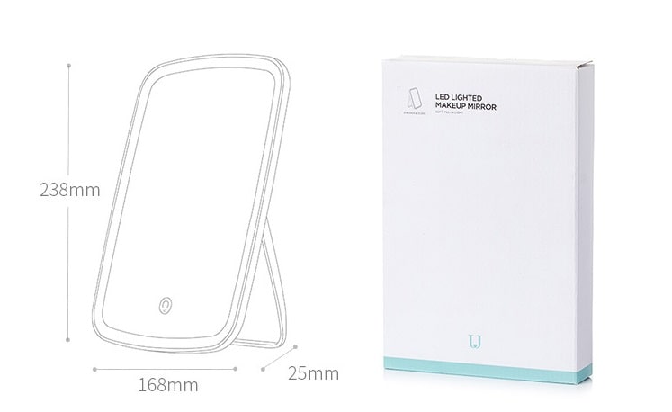 Зеркало для макияжа Xiaomi Jordan-Judy LED Makeup Mirror (NV026) белое