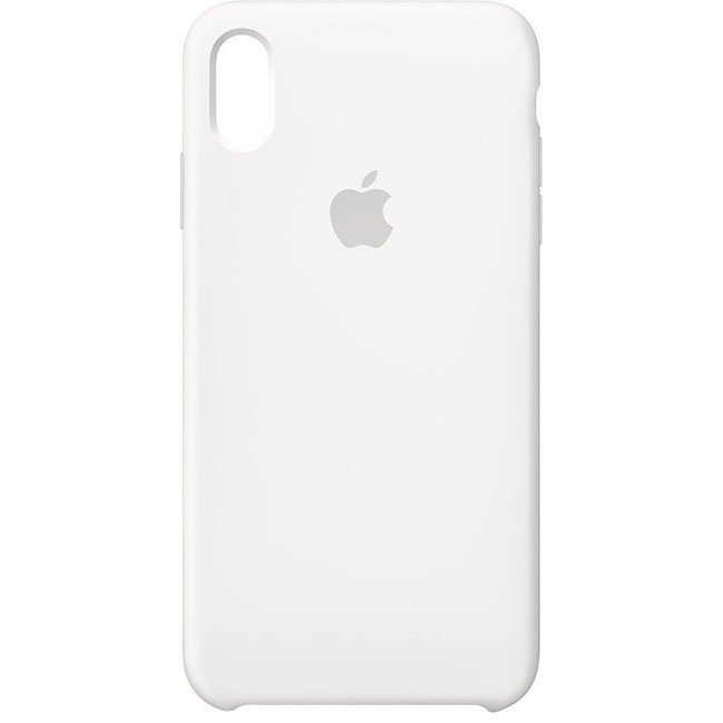 Чехол для Apple Iphone XS Max силиконовый белый - фото