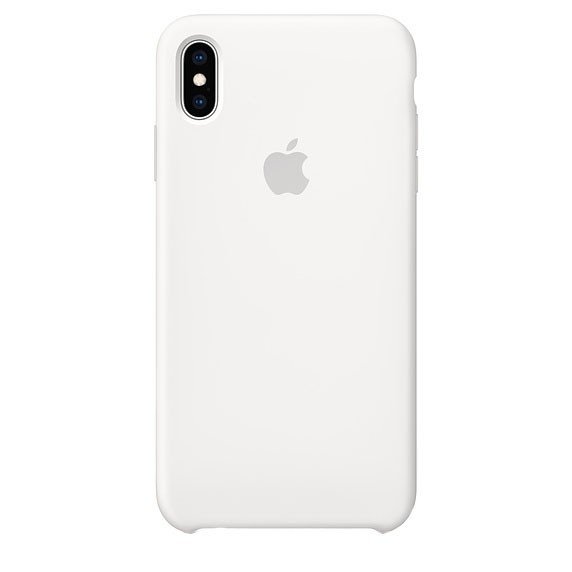 Чехол для Apple Iphone XS Max силиконовый белый - фото2