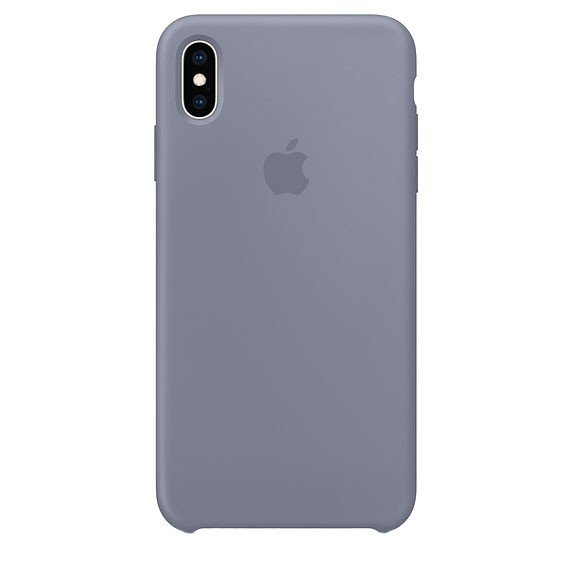 Чехол для Apple Iphone XS Max силиконовый сиреневый - фото