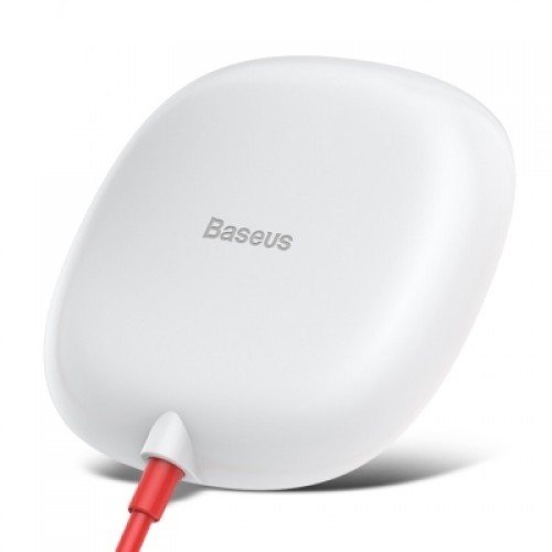 Беспроводное зарядное устройство Baseus Suction Cup Wireless Charger белый
