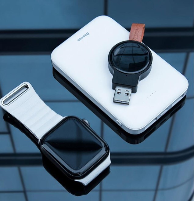 Беспроводное зарядное устройство для Apple Watch Baseus Dotter WXYDIW02-01 черный - фото3