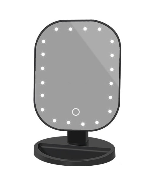 Настольное зеркало для макияжа с подсветкой ShineMirror TD-002 черного цвета - фото2