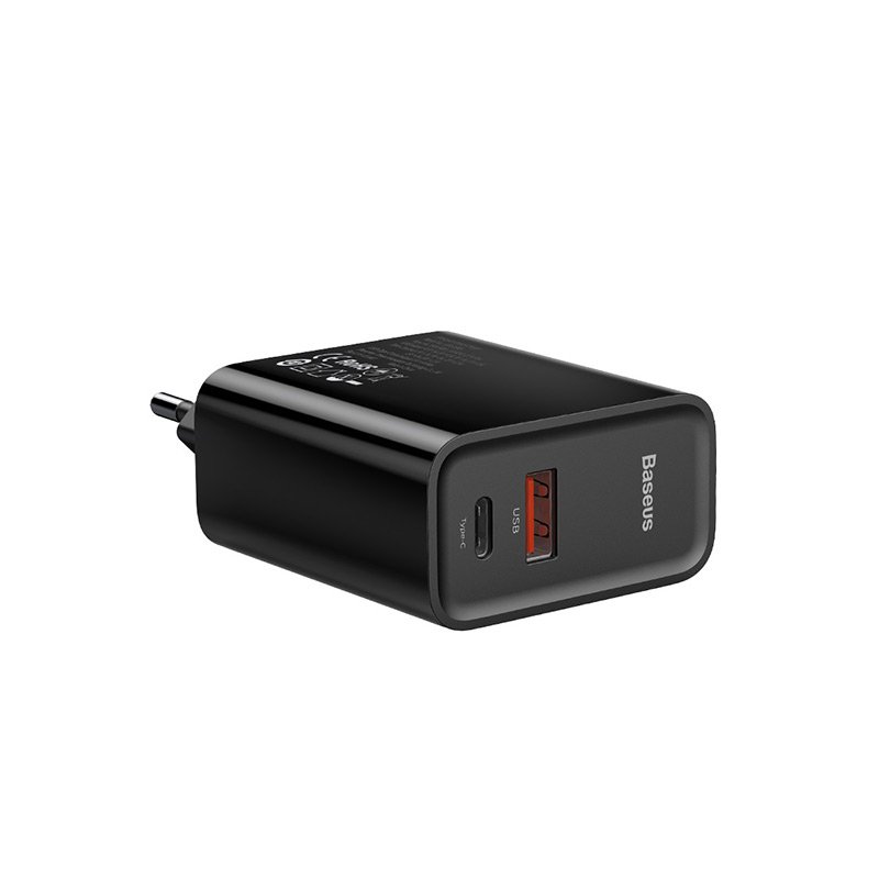 Сетевое зарядное устройство Baseus Speed PPS Quick Charger - USB, Type-C (CCFS-C01) QC3.0  - фото2