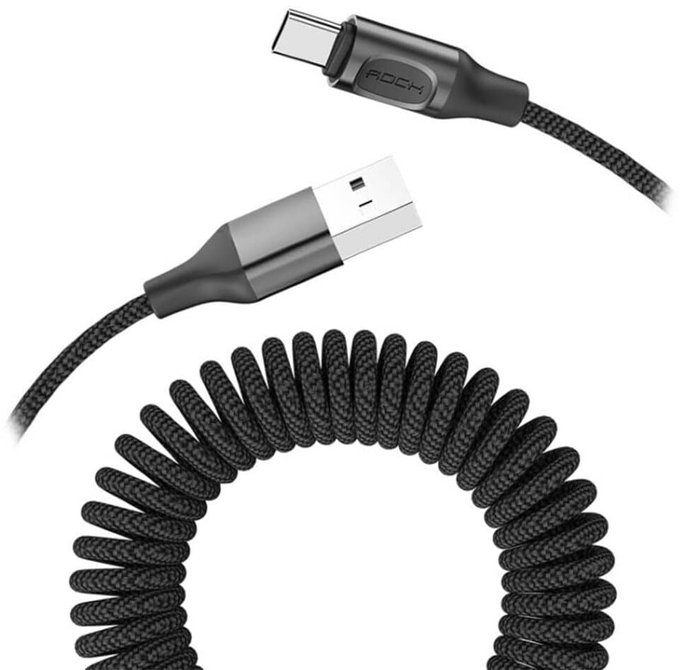 Витой кабель ROCK USB - Type-C 1.5 метра RCB0657