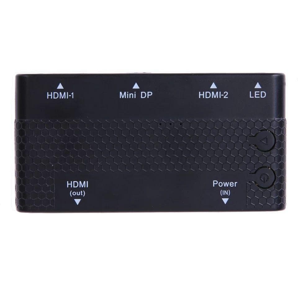 Переключатель (switch) miniDP/2*HDMI на HDMI 4K*2K - фото3