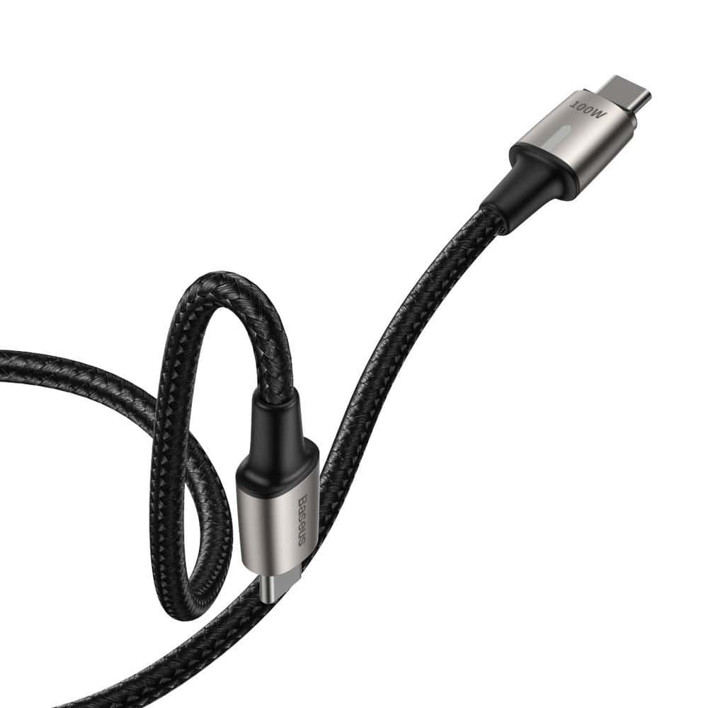 Магнитный кабель Baseus Zinc Magnetic Cable USB - USB Type-C 5 A 1.2 метра CATXC-K01