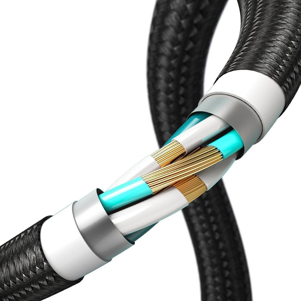 Магнитный кабель Baseus Zinc Magnetic Cable USB - USB Type-C 5 A 1.2 метра CATXC-K01 - фото4