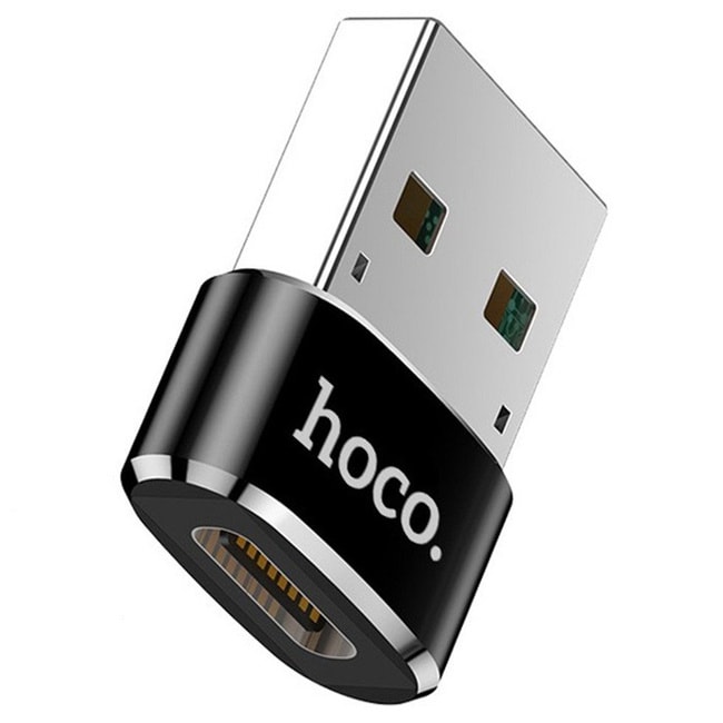 Переходник Hoco UA6 USB Type-C-USB - фото