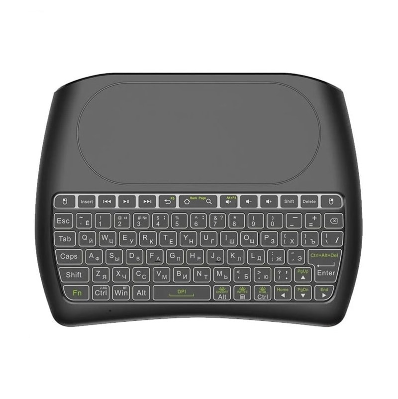 Беспроводная клавиатура Bluetooth с тачпадом для смарт ТВ D8 Pro