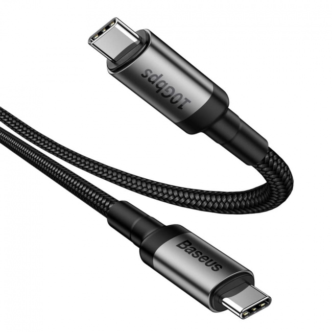 Кабель USB Type-C PD 3.1 Gen2 100W 20V/5A Baseus Cafule 1 метр CATKLF-SG1 - фото2