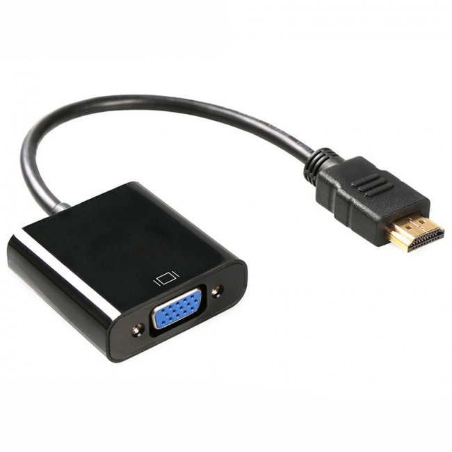Переходник HDMI - VGA со звуком и питанием