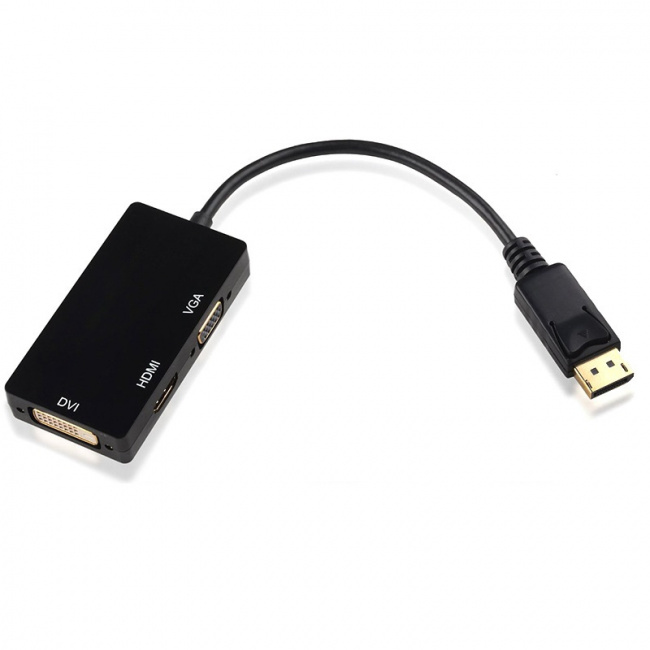 Переходник DisplayPort - DVI-D , HDMI, VGA (D-Sub)