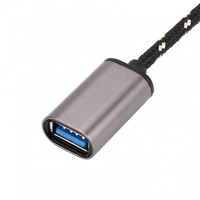 Переходник OTG USB3.1 Type-C – USB 3.0 с проводом - фото2