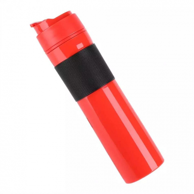 Бутылка френч-пресс Travel Mug 300ml красного цвета - фото3